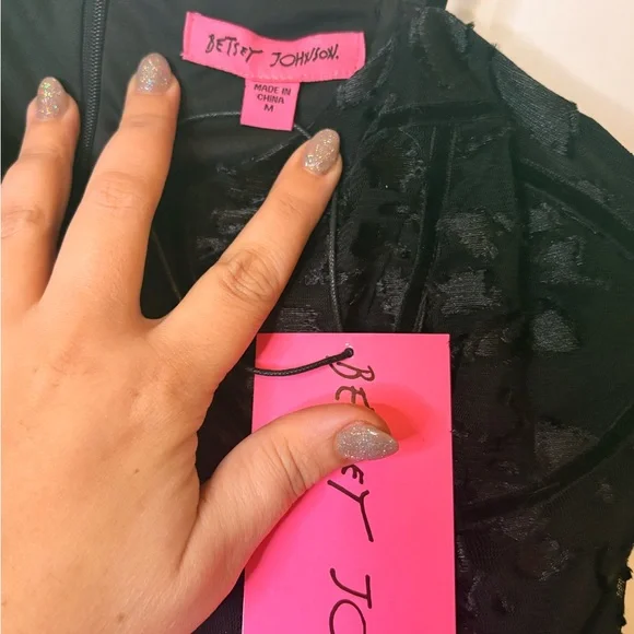 NWT Betsey Johnson "Lucia" mini dress - Picture 4 of 7